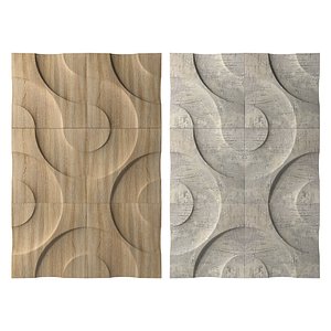 decorative wall panel 3D model