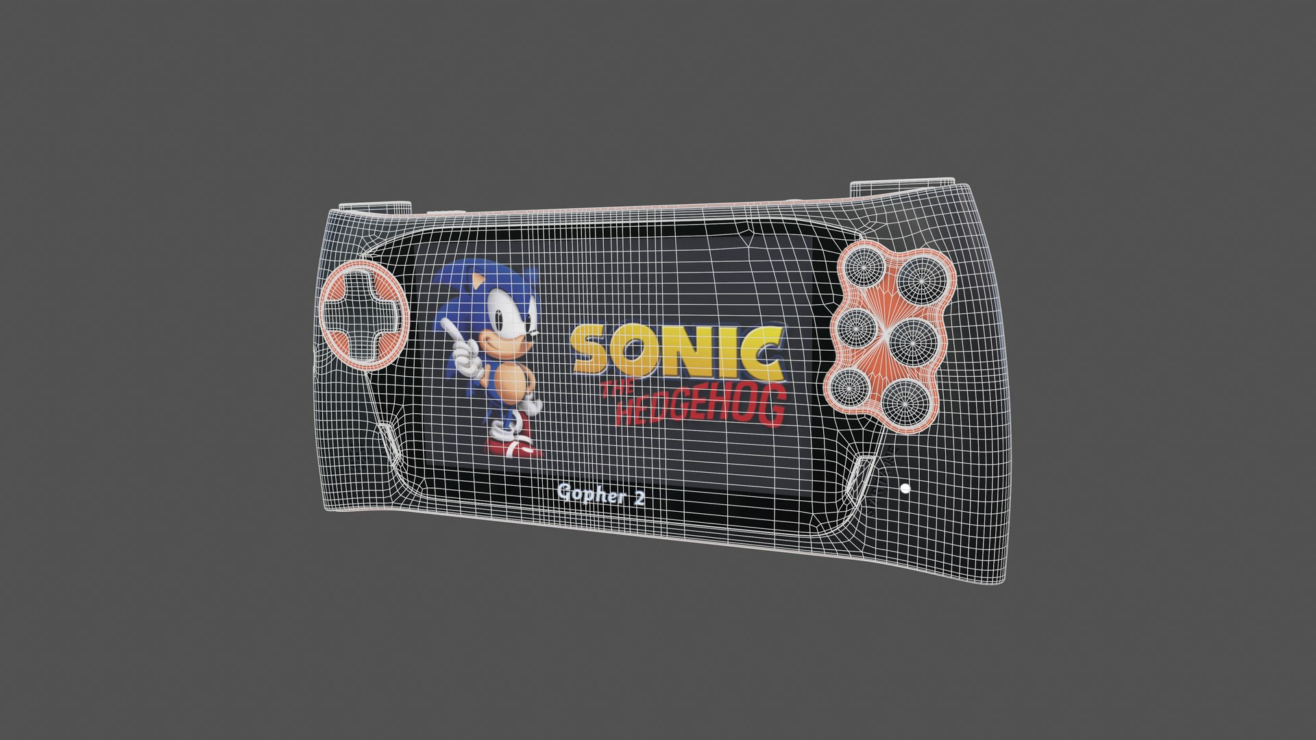 Sega Genesis Gopher 2 3D Model - TurboSquid 1906657