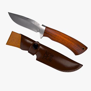 3d model hunting knife