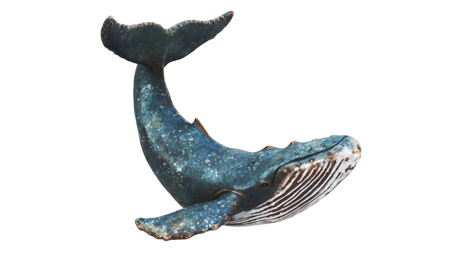青铜鲸3d模型