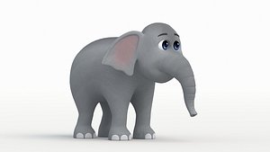 Elephant Baby 3D model