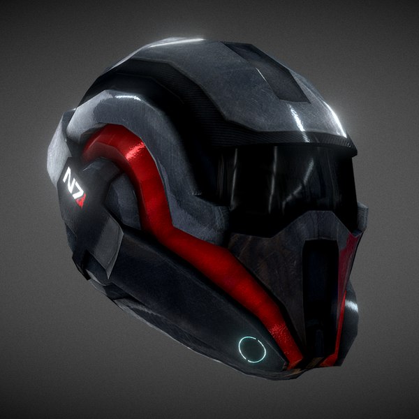3D модель Mass Effect N7 Шлем TurboSquid 1300965