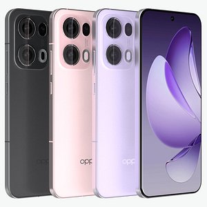 OPPO Reno 13 Pro All Colors 3D model