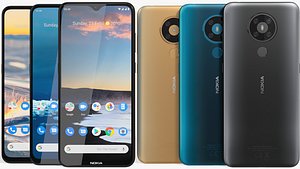 3D model realistic nokia 5 3