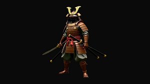 3D Samurai model