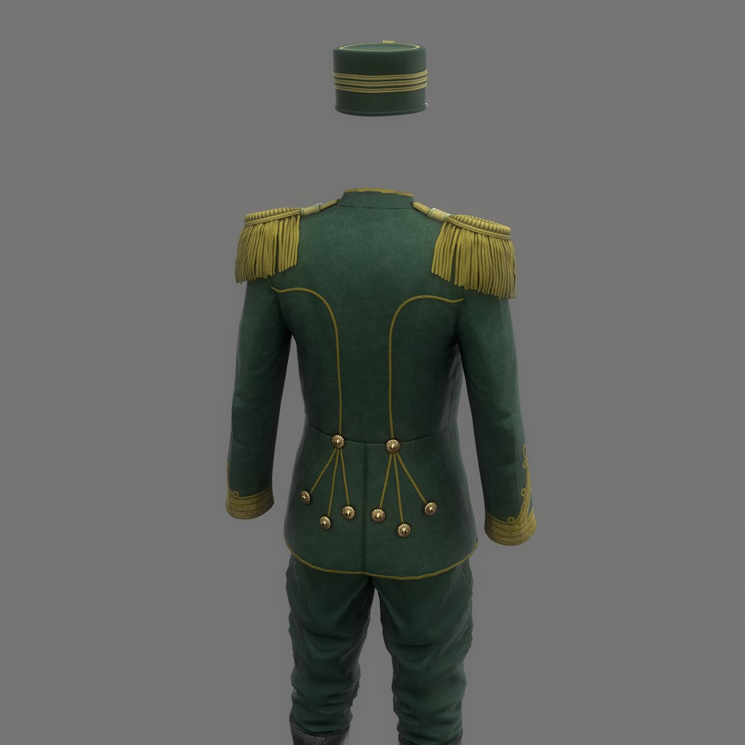 Vintage Military Uniform Green Game Ready 3D model https://p.turbosquid.com/ts-thumb/pC/UZev4X/XY/1_viewport_014/png/1652178469/1920x1080/fit_q87/3829604de59879a1f15d3e7cbb52d652f78199cf/1_viewport_014.jpg