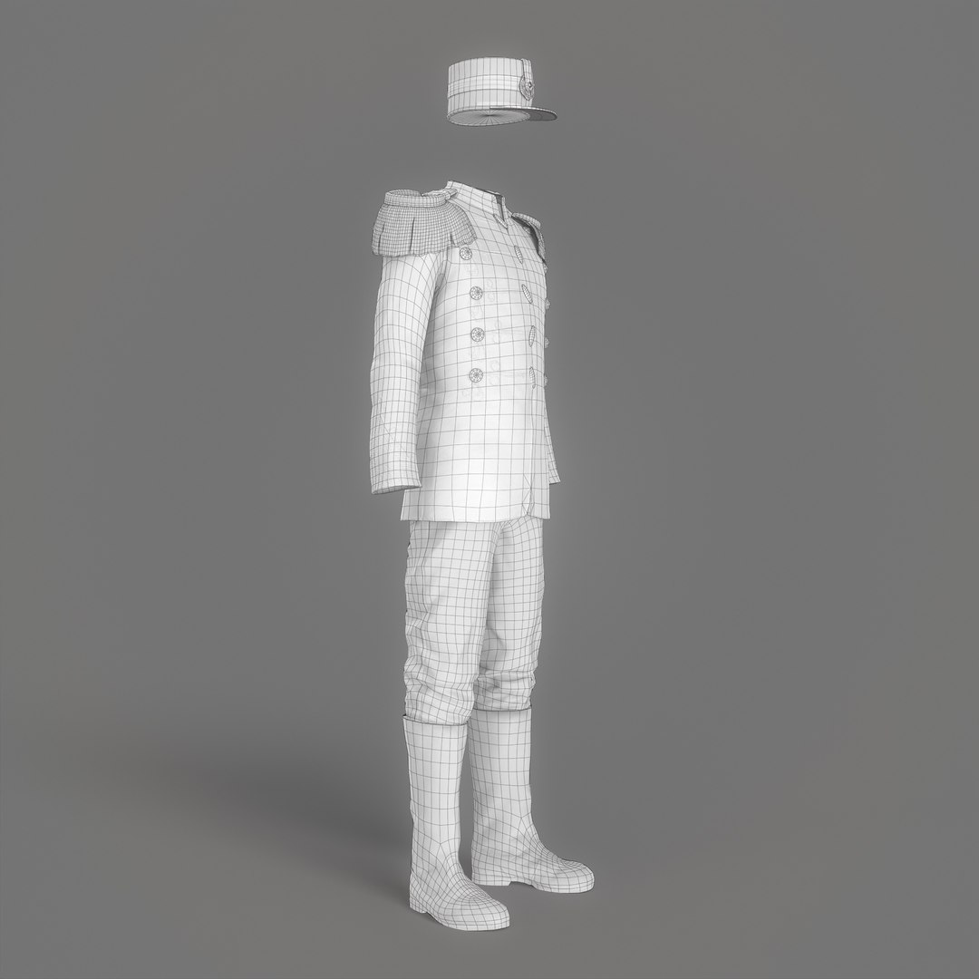 Vintage Military Uniform Green Game Ready 3D model https://p.turbosquid.com/ts-thumb/pC/UZev4X/ap/wire_00006/jpg/1652174241/1920x1080/fit_q87/6790c341110e00d52173ee6e9ab41ee723525080/wire_00006.jpg