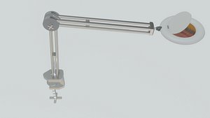 magnifying lens 3D model