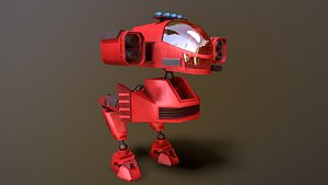Combat robot 3D model