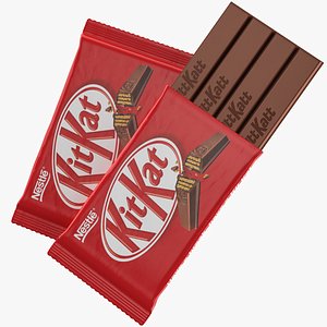 KIT KAT Chocolate Bar KEYCHAIN Keyring Novelty Indonesia 3D Wide 2" 