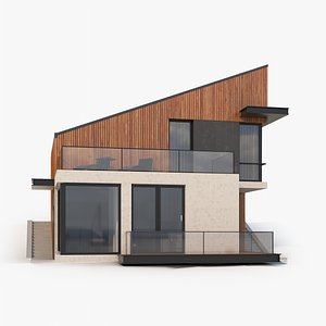 modern house 3D