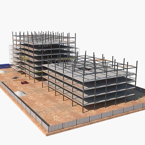 construction site 3D model