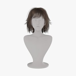 Realistic Short Female Hair Card And Groom Dual Format Pack