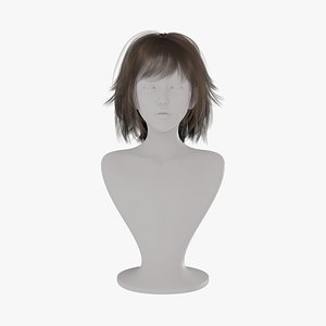 Realistic Short Female Hair Card And Groom Dual Format Pack