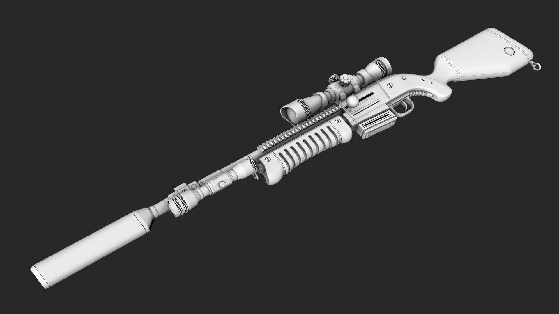 Sniper Rifle 03 3D - TurboSquid 2020154