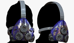 gas mask 3D model