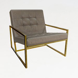 minimalist armchair 3D model