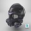 Maschera cyberpunk stilizzata