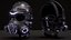 Maschera cyberpunk stilizzata
