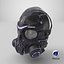Maschera cyberpunk stilizzata