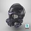 Maschera cyberpunk stilizzata