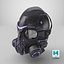 Maschera cyberpunk stilizzata