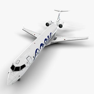 adria airways bombardier 3D model