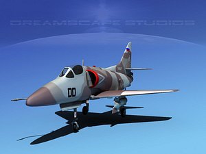 Douglas A-4D Skyhawk V17 USN Aggr