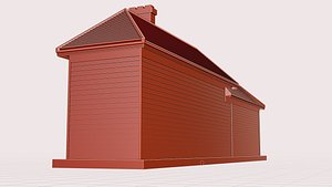 Miniature Traditional House 3D Printable Home Model 3D print model