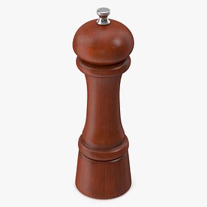 Wooden Salt and Pepper Mill model
