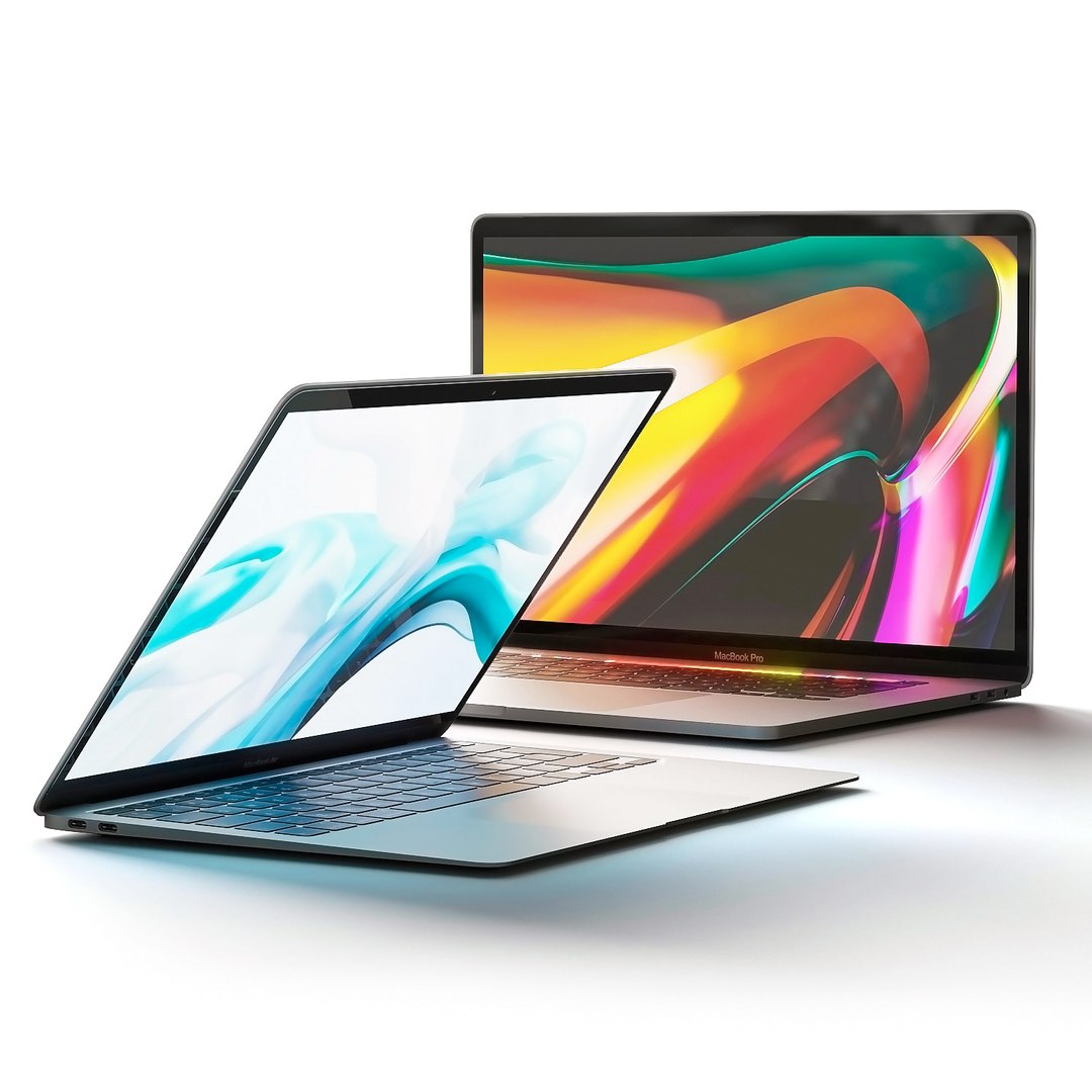 Apple MacBook Pro  MacBook Air 3D model https://p.turbosquid.com/ts-thumb/pC/yWbiKk/cZ/1/jpg/1639506493/1920x1080/fit_q87/a0172c82cded4517f07fb9781439502c807ea964/1.jpg