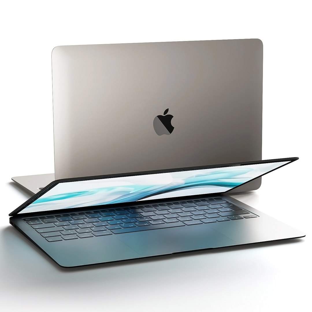 Apple MacBook Pro  MacBook Air 3D model https://p.turbosquid.com/ts-thumb/pC/yWbiKk/vd/2/jpg/1639506497/1920x1080/fit_q87/a4c39a77fbbd9b80602b7fa172ed07d6a2e1ae4d/2.jpg