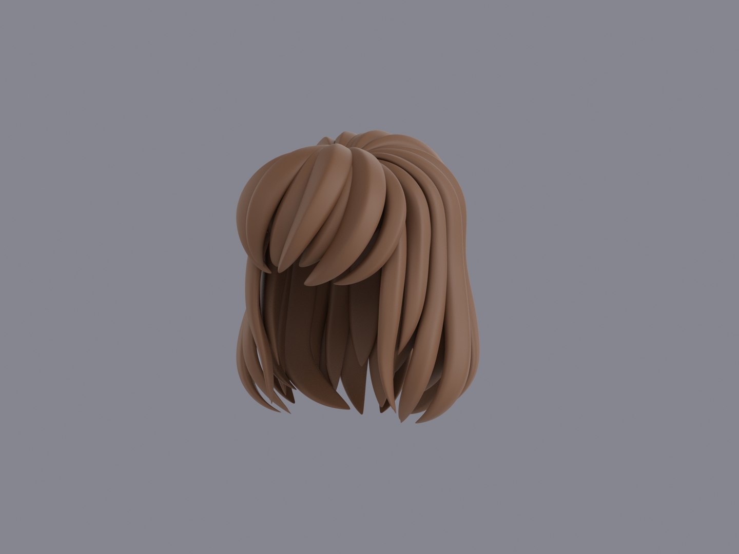 Hair wig 2025 3d model free