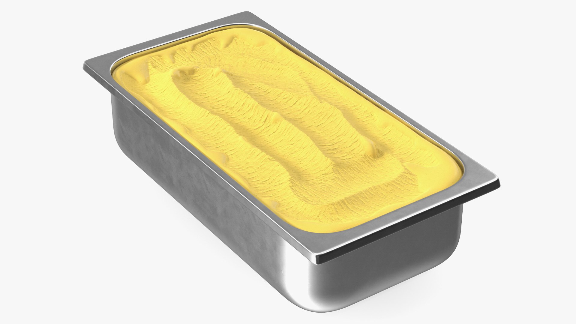 3D Banana Ice Cream Tray model - TurboSquid 1816787