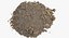 Cracked soil pile