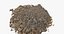 Cracked soil pile