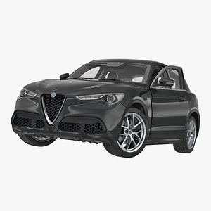 3D alfa romeo stelvio 2017