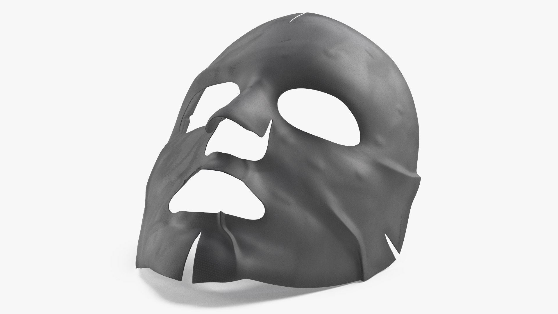 Hydrating Facial Mask Black 3D model preview