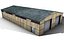 3d old shed warehouse
