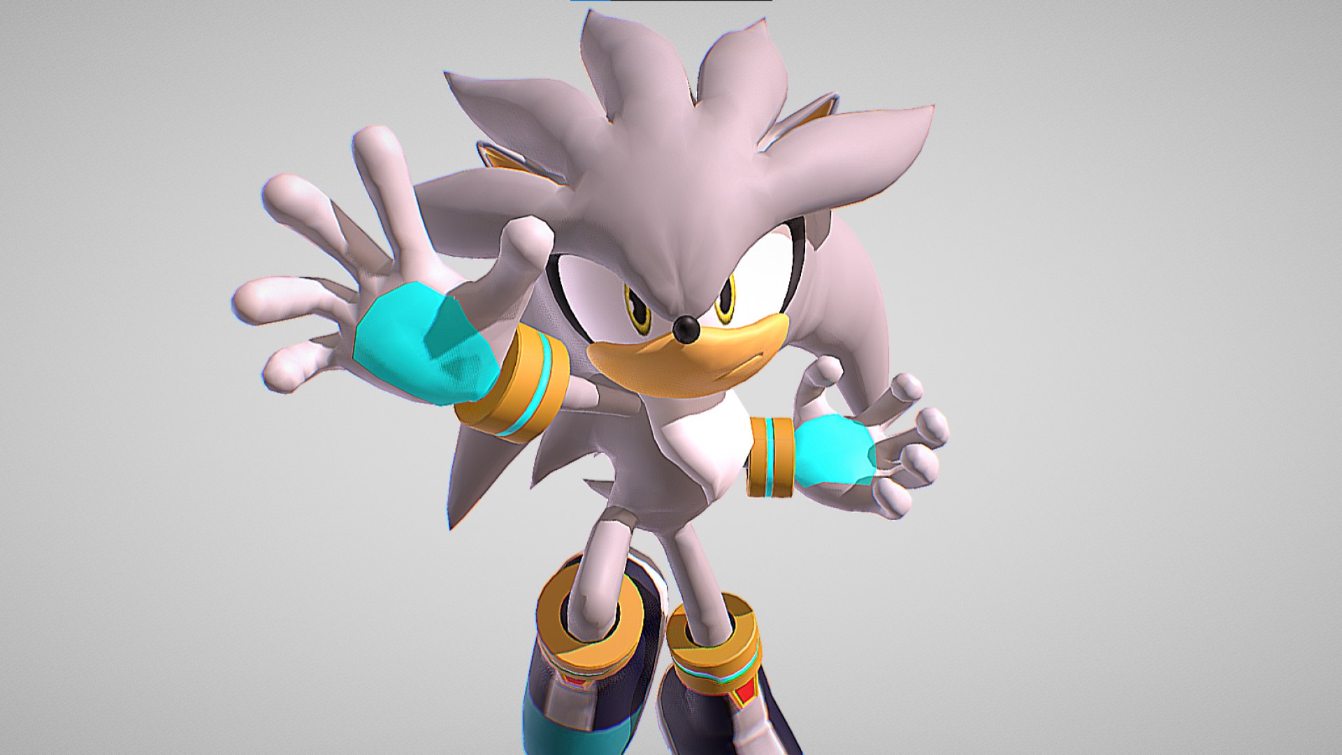 Silver The Hedgehog - Super Smash Bros For Nintendo3DS Model ...