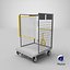 Towable Cart Cage Empty