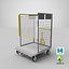Towable Cart Cage Empty