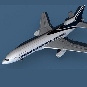 Lockheed L-1011-50 Performance Cargo 3D model