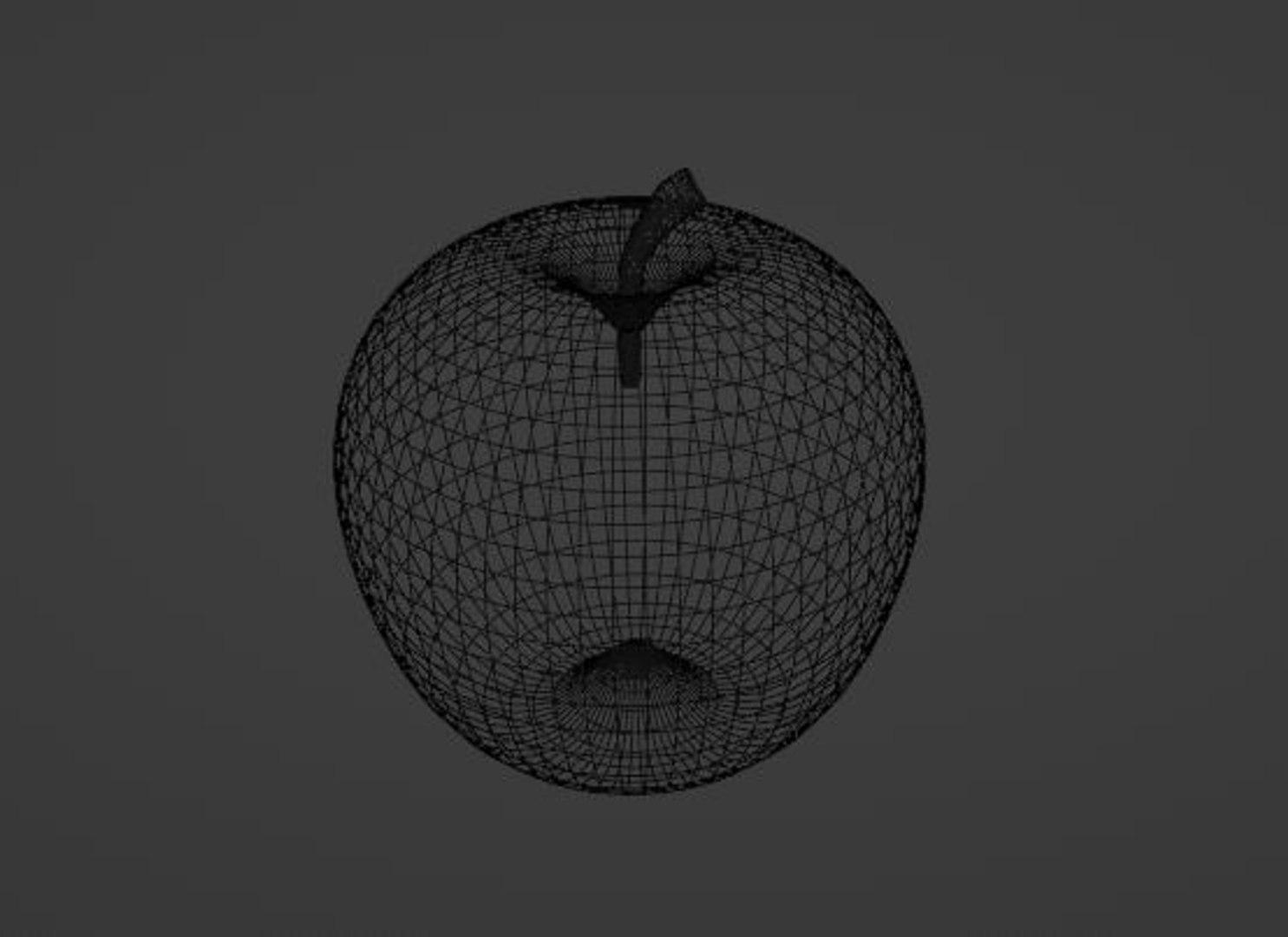 A Cartoon Apple With Texture Painting 3D Model - TurboSquid 2122332