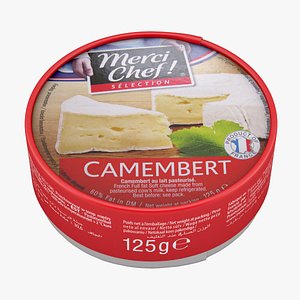 3D model heese camembert cheese