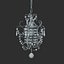 Amorette 1-Light Chrome Glam Lighting Миниатюрная подвесная люстра с кристаллами