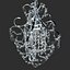 Amorette 1-Light Chrome Glam Lighting Миниатюрная подвесная люстра с кристаллами