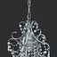 Amorette 1-Light Chrome Glam Lighting Миниатюрная подвесная люстра с кристаллами