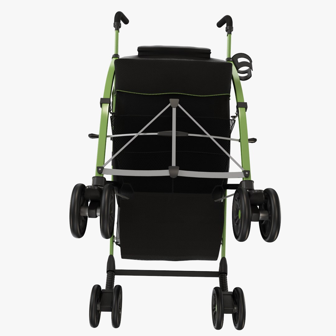 3d baby stroller model