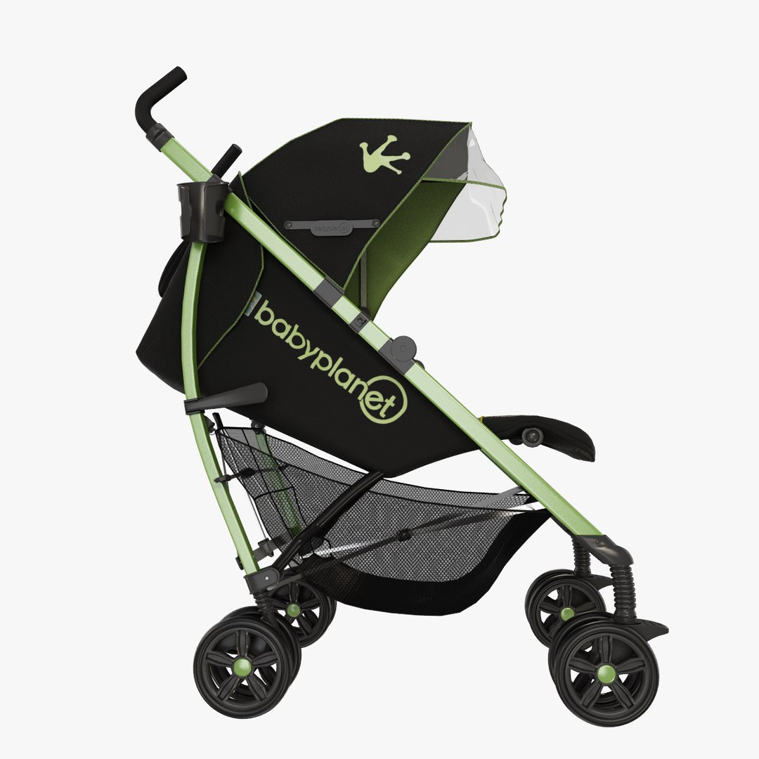 3d baby stroller model